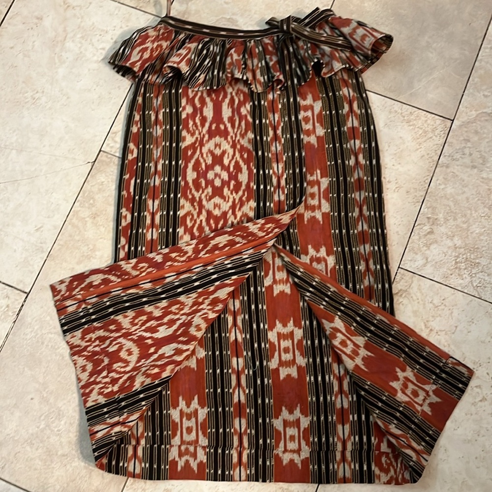 Ulla Johnson Women's Salima Printed Multicolor Ruffle Cotton Skirt Sz 6 - Picture 7 of 12